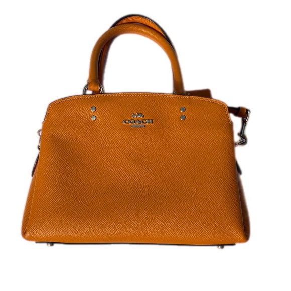 Coach  Orange Leather Lillie Carryall
Handbag/Crossbody - Picture 3 of 12